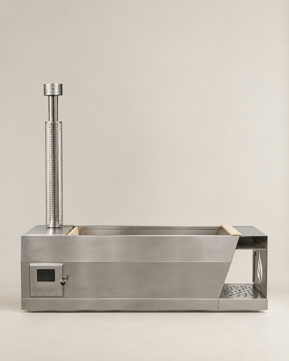 Stainless Steel Wood-Fired Hot Tub